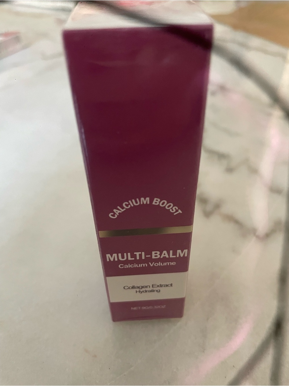 New sealed Multi-Balm Calcium Volume Hydrating Balm - Plum & Gold